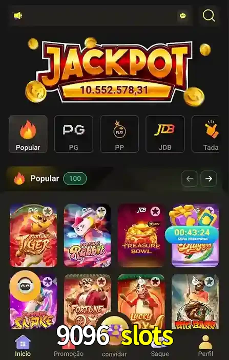 Promoções Especiais no 9096 slots App